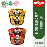 FREE SHIPPING | NISSIN IRVIN SALTED EGG RAMEN BOWL NOODLES 100G - 102G
