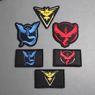 Pokemon Velcro Pokémon Embroidered Morale Badge Sticker Badge Velcro Felt Cloth Badge Tactical Backp