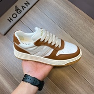 2023 Spring Summer Hawgen HOGAN Men Women Same Style Low-Top Couple Calfskin Rubber Sole H Casual Sh