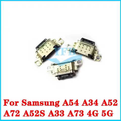 20-150PCS USB Charging Port Dock Connector Socket For Samsung Galaxy A53 A34 A54 A52 A72 A52S A33 A7