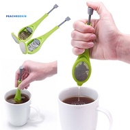 PEK-Reusable Silicone Tea Infuser Loose Leaf Strainer Filter Swirl Steep Stir Press