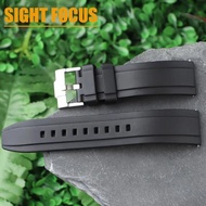 19mm 20mm 21mm 22mm FKM dây đeo cao su không thấm nước chống bụi Dây đồng hồ cho Rolex iwc tudor Lon