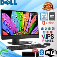 DELL ALL IN ONE 5260 22 INCH - INTEL CORE I7-8700 - 16GB RAM - 512GB SSD OR i5 8400