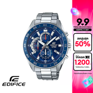 CASIO นาฬิกาข้อมือผู้ชาย EDIFICE รุ่น EFV-550D-2AVUDF วัสดุสเตนเลสสตีล สีน้ำเงิน