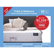 Viro Tribe II Pocket Spring Mattress + Divan Bed Bundle Promo