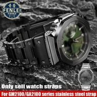 GA2100 GM2100 Bracelet for Casio G-SHOCK Farmhouse Oak Metal GA-2100 GA-2110 Modified stainless stee