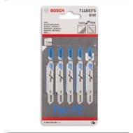 Bosch jigsaw blade T118 EFS 5pcs card