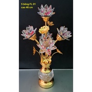 Buddha Altar Lamp, Family, Nine Huyen,.... Color Changing Light (1 bag / 5 Cotton)