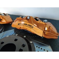 Recon Genuine Mercedes-Benz AMG C63 Front Rear Big Brake Kit Set with Rotor and Pad Package