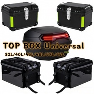 Top Box ABS Motorcycle Universal 32L 40L 45L 48L 57L 62L - Hard Shell Storage Case For Helmet & Gear