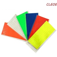 CLEOES Bicycle Sticker Reflective Reflector Sticker Cycling MTB Fluorescent