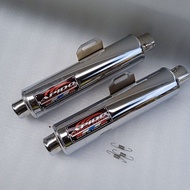Lutsujo Standard Canister For Raider 150 carb Wave 125 Tmx 155 Apido muffler only 51mm pipe