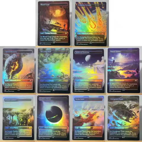 UNF MH3 LTR MH2 FOIL5-02 TCG Proxy Cards Shock Land Arid Mesa Hallowed Fountain Fetch Lands Misty Ra