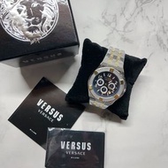 日本全新正品凡賽斯versace versus三眼日誌手錶 凡賽斯手錶 凡賽斯錶 凡賽斯配件 精品手錶