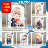 Next Door Angel Glass Photo Frame (3) for table by 2D Tribe Shop - Otonari no Tenshi-sama ni Itsu no