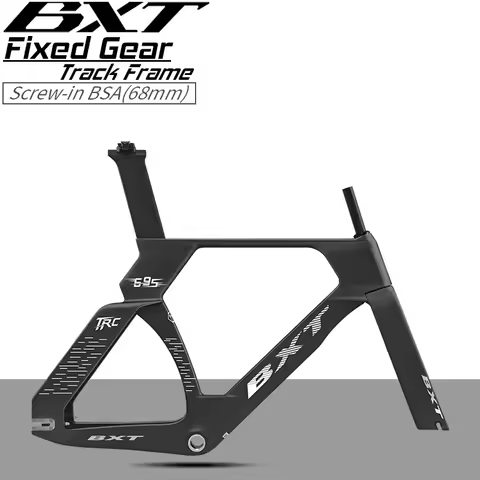 BXT T1000 Carbon Fibre Fixed Gear Track Frame 700C Carbon Track Frameset Fork Seatpost Size XS/S/M/L