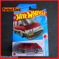 Hot Wheel Toyota Van Hiace 1986 Drift Van JDM Toyota Hiace Collection Car Kereta Van Toyota Red Mode