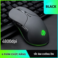 Chuột máy tính gaming Sidotech Inphic PB1 bản có dây 4800 DPI  điều chỉnh 3 cấp độ thiết kế công thá