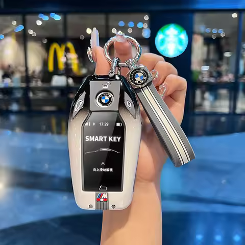 Car Key Screen Protective Case Cover Shell Fob For Bmw X3 2018 2019 2020 G01 X4 X5 X6 X7 G20 G30 G32