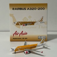 Airbus A320-200 Air Asia Aircraft Model Airasia HS-ABX 1:400