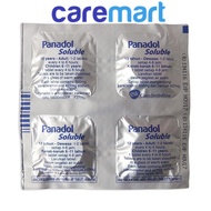 PANADOL SOLUBLE FOR FEVER &amp; ACHES RELIEF RELATED TO COLD &amp; FLU (LEMON FLAVOUR) 4'S (EXP: 10/2025)