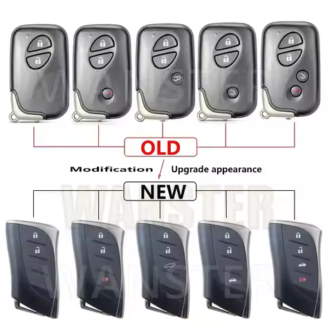 Upgrade Car Key Shell for Lexus GS430 GS300 LS460 GS450h GS350 ES350 RX450H GX460 CT200 LS600h IS350