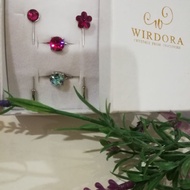 Ready Stock Set Fancy Flower Pin/ Circle Pin / Circle Brooch From Wirdora