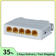 Gigabit PoE Extender 802.3af/At/Bt 5 Port PoE Repeater Vlan Extend Additional 100m(328ft) of Power a