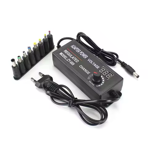 AC DC Adjustable Adapter 12V Volt LED Display Screen Power Supply 220V TO 3V 5V 9V 12V 24V 36V With 