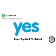 [SY8] YES prepaid direct topup/pin reload|RM10/RM30|1-10MINS done