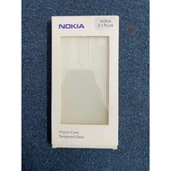 Nokia 5.1 Plus Phone Case Silicone & Tempered Glass / Nokia 1+ Phone Case & Tempered Glass