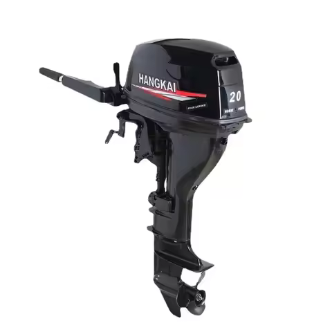4 Stroke 4/5/6/6.5/7/20HP Outboard Motors Tiller Control Wind Cooling 2 Cylinders Marine Engine Comp