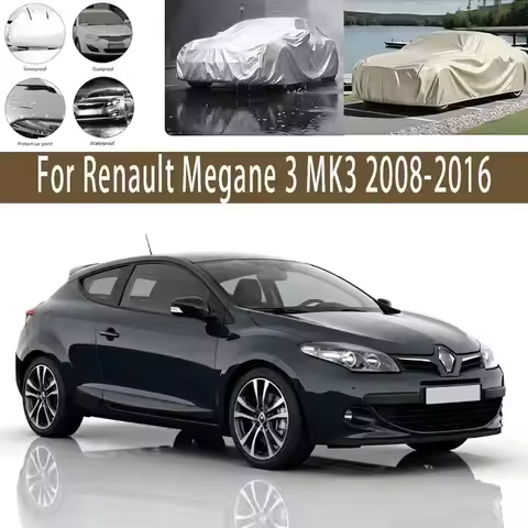 For Outdoor Protection Waterproof Dustproof Full for Renault Megane 3 MK3 2008 2016 Car Covers