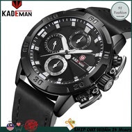 ORIGINAL KADEMAN 813 New Fashion Sport Watch Men Top Luxury Quartz Watch Strap Four Views Dial Plate