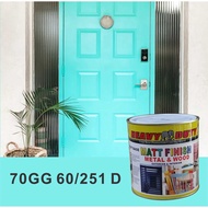 70GG 60/251 D ( MATT FINISH HEAVY DUTY ) 1L  (FREE 1.5" BRUSH ) HIGH ENAMEL PAINT FOR WOOD / METAL d