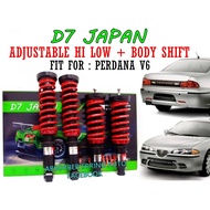 D7 JAPAN ADJUSTABLE HI LOW BODY SHIFT FOR PERDANA V6