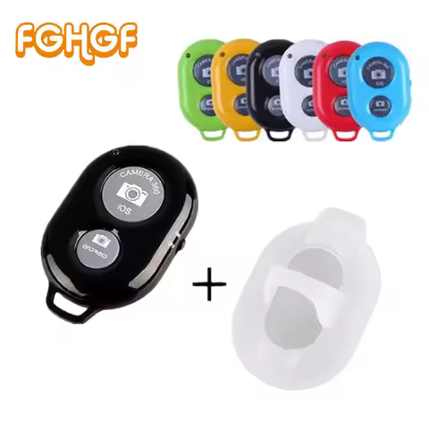 FGHGF Bluetooth Phone Self Timer Shutter Button for iPhone 7 selfie stick Shutter Release Wireless R