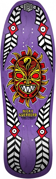 Powell Peralta Nicky Guerrero Mask Skateboard, Deck Only