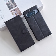 Business Retro Card Slot Flip Leather Phone Case for Google Pixel 10 9 Pro XL 10A 9A 8A Shockproof K
