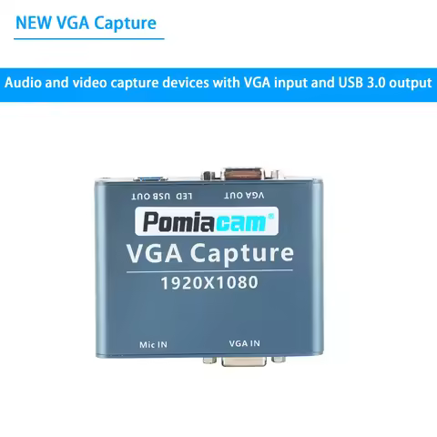 Converter VGA to USB Adapter Video Capture Card 3.0 USB 2.0 VGA -Compatible Video Recorder 1080P VGA