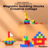 Block number block magnetic cube geometric magnetic cube children's magnet block assembly puzzle int
