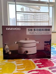全新DAEWOO大宇S18多功能料理鍋(白色)