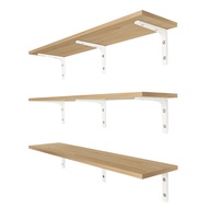 Wholesale Solid Wood Wall Shelf Partition Wall Single Shelf Shelf Wall Parcel Shelf Wall-Mounted Bookshelf Wall-Mounted