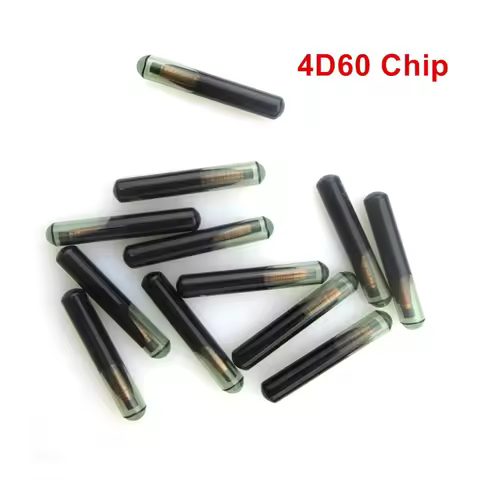 5/10pcs/lot 4D60 Car Key Chip Blank Glassy Transponder Key Chip ID 4D 60 Auto Chip For Ford Connect 