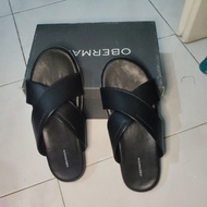 Obermain original men's sandals, Obermain hush puppies leather sandals, size 43, new, wholesale