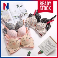 Alicia's Secret Wireless Seamless Plunge Push Up Bra | Bra Seamless Tanpa Dawai V-Shape Push-up Ring