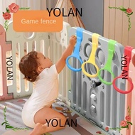 YOLANDAGOODS 1/4pcs Playpen Pull Ring, Plastic Baby Walking Assist Tools Baby Crib Hooks, Gift Playp