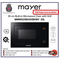 Mayer 25L MMWG25BAXXBKMY Built in Microwave Oven with Grill (FREE Replacement Installation)