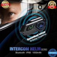 VELEV Intercom Helmet Bluetooth Headset 2 Riders Call IPX6 1000mAh - C8 Pro