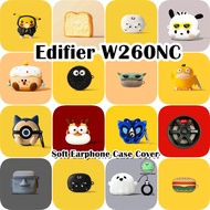 【imamura】For Edifier W260NC Case Casing Soft Silicone Cute Funny Cartoon Earphone Case Cover NO.2
